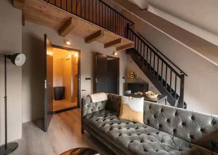 Appartement Landelijke Boerderijkamer, Dichtbij Kinderdijk Oud-Alblas