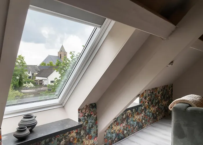 Landelijke Boerderijkamer, Dichtbij Kinderdijk Appartement Oud-Alblas